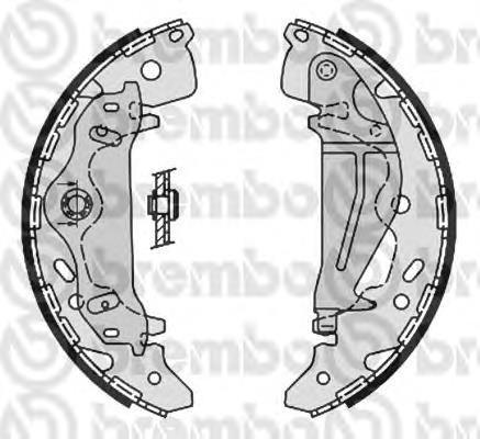 Колодки гальмові задні, барабанні S30521 Brembo