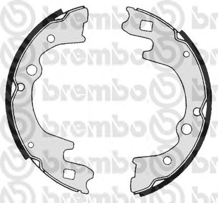 Колодки гальмові задні, барабанні S30515 Brembo