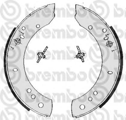 Колодки гальмові задні, барабанні S44502 Brembo