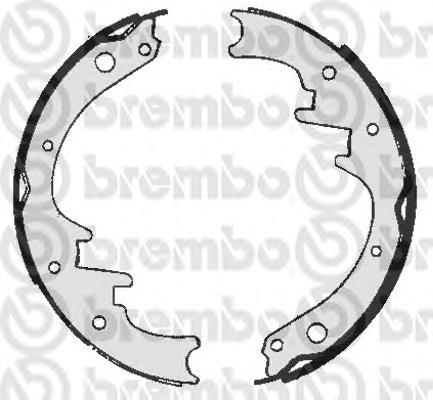 S37501 Brembo колодки гальмові задні, барабанні