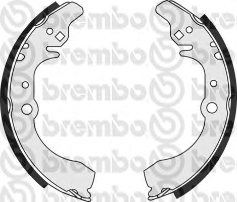 S16512 Brembo колодки гальмові задні, барабанні