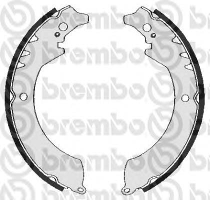 S16501 Brembo Колодки гальмівні задні, барабанні