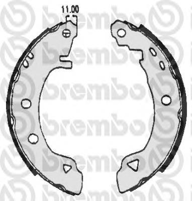 Гальма робочі задні ножні і гальмівні барабани Brembo S23508