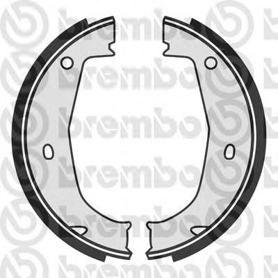 Колодки ручника / стоянкового гальма Brembo S06508 ціна, від 14.63 USD