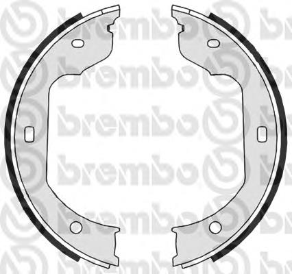 Колодки стоянкового гальма Brembo S06511