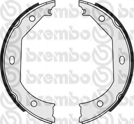 Колодки ручника S06509 Brembo