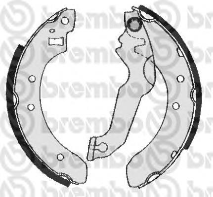 Колодки гальмові задні, барабанні S24507 Brembo