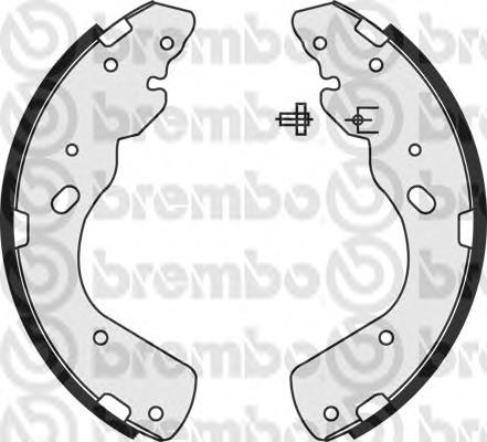 Колодки гальмові задні, барабанні S23576 Brembo