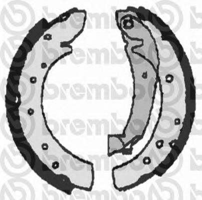 Колодки гальмові задні, барабанні S23516 Brembo