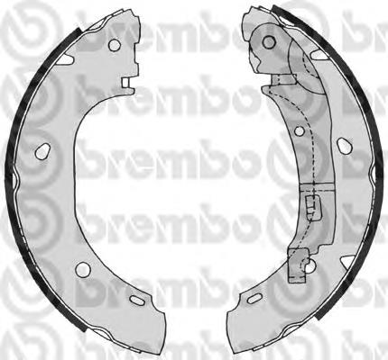 Колодки гальмові задні, барабанні S23525 Brembo