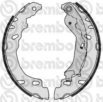 S23529 Brembo Колодки гальмівні задні, барабанні