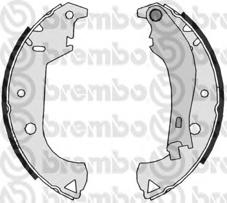 S23524 Brembo Колодки гальмівні задні, барабанні