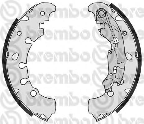 Колодки гальмові задні, барабанні Brembo S23530 ціна, від 22.60 USD