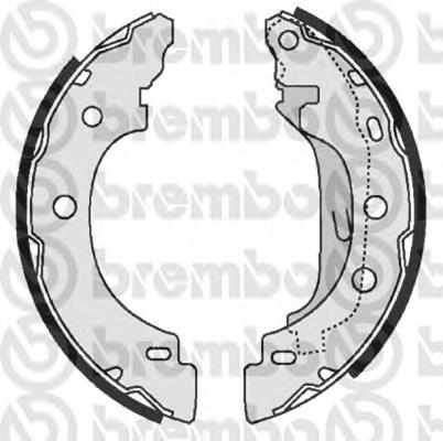 Колодки гальмові задні, барабанні Brembo S68523 ціна, від 19.00 USD