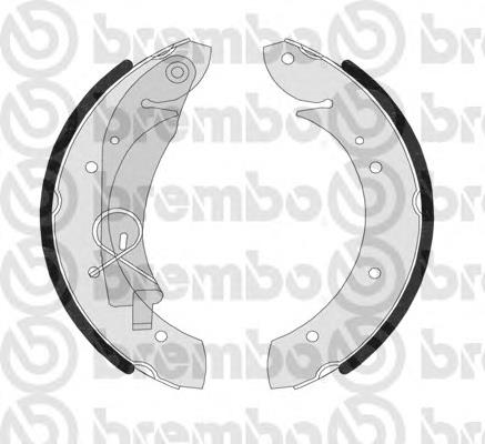 Гальма робочі задні ножні і гальмівні барабани Brembo S61524