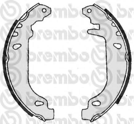 Колодки гальмові задні, барабанні S61519 Brembo