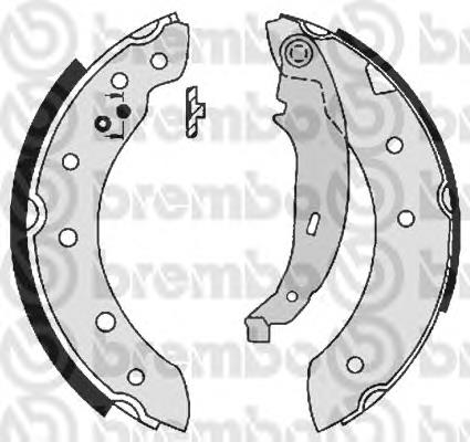 Колодки гальмові задні, барабанні Brembo S61520 ціна, від 14.49 USD