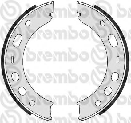 Купити S65503 Brembo Гальмівні колодки гальма стоянки