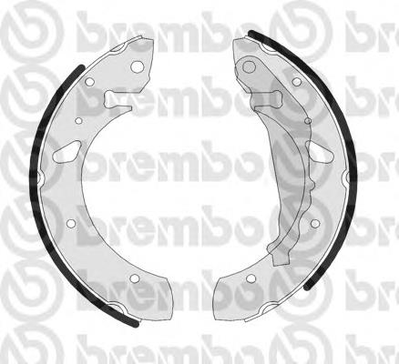 Колодки гальмові задні, барабанні S83507 Brembo