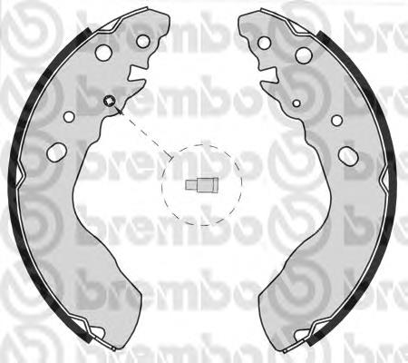 Колодки гальмові задні, барабанні Brembo S79522 ціна, від 30.37 USD