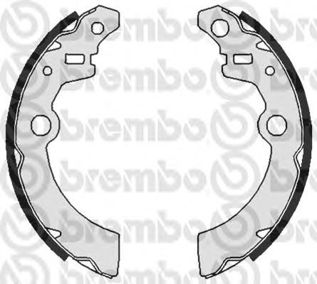 S79523 Brembo колодки гальмові задні, барабанні