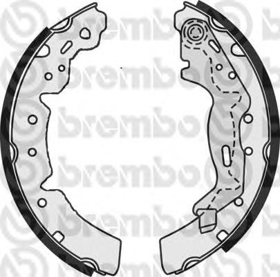 Купити S83510 Brembo Колодки гальмові задні, барабанні