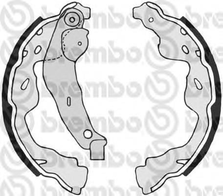 Купити S83509 Brembo Колодки гальмові задні, барабанні