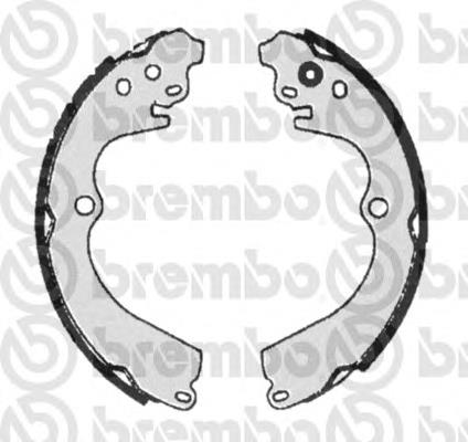 S78505 Brembo Колодки гальмівні задні, барабанні