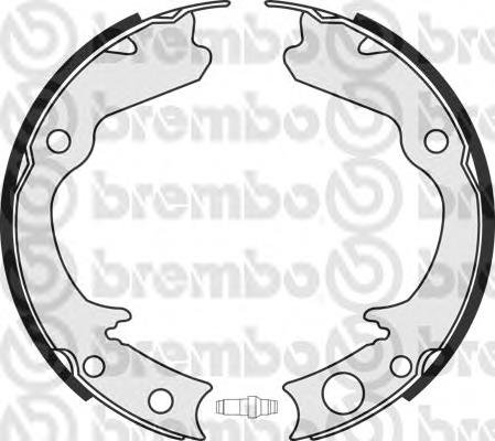 Купити S78508 Brembo Гальмівні колодки гальма стоянки