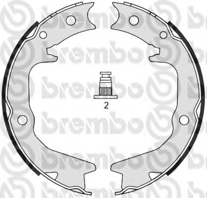 Гальма робочі задні ножні і гальмівні барабани Brembo S54519