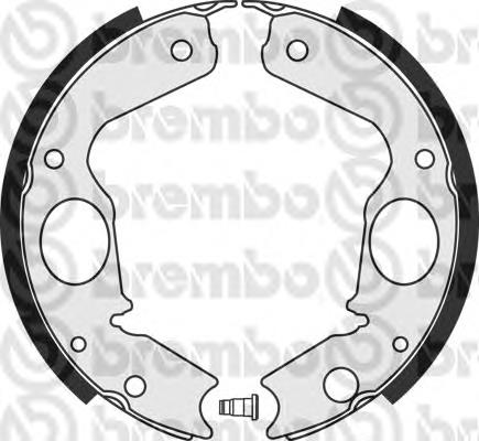 Колодки стоянкового гальма Brembo S54518