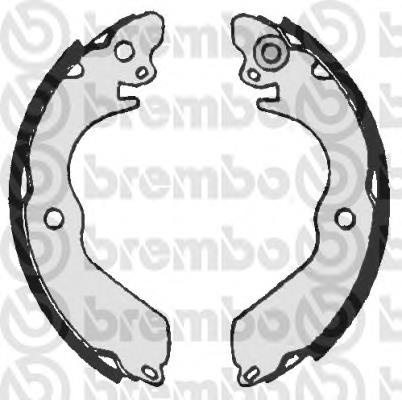 S54513 Brembo колодки гальмові задні, барабанні