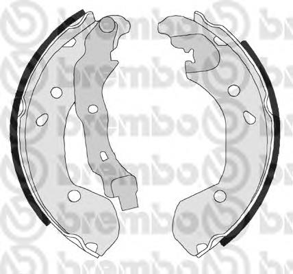 Купити S56510 Brembo Колодки гальмові задні, барабанні