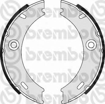 Купити S50513 Brembo Гальмівні колодки гальма стоянки