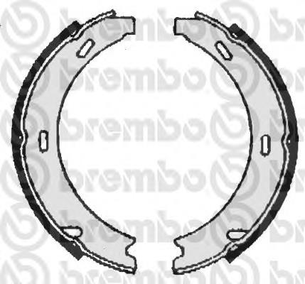 S50507 Brembo колодки ручника/стоянкового гальма
