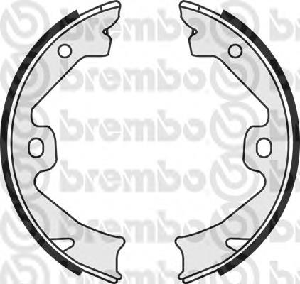 Колодки ручника/стоянкового гальма S52509 Brembo