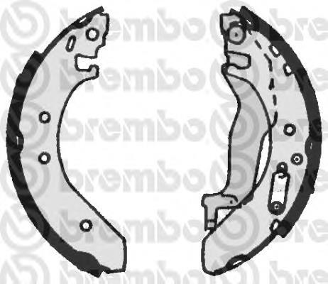 Колодки гальмові задні, барабанні S52503 Brembo