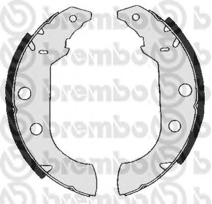 S61517 Brembo Колодки гальмівні задні, барабанні