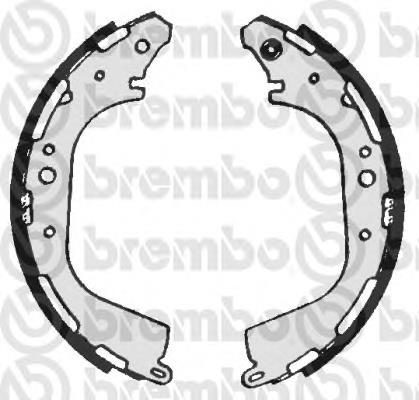 Колодки гальмові задні, барабанні S56529 Brembo
