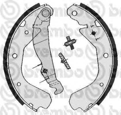 Гальма робочі задні ножні і гальмівні барабани Brembo S59509