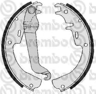 Купити S59504 Brembo Колодки гальмові задні, барабанні