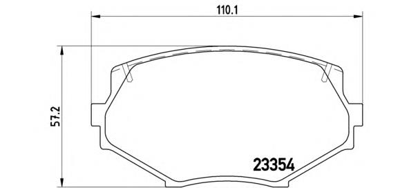 Гальмівні колодки Brembo P49020 ціна, від 17.22 USD