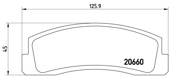 P41002 Brembo Передні гальмівні колодки