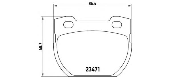 Задні гальмівні колодки Brembo P44006 ціна, від 34.04 USD