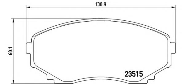 Гальмівні колодки Brembo P49028 ціна, від 25.94 USD