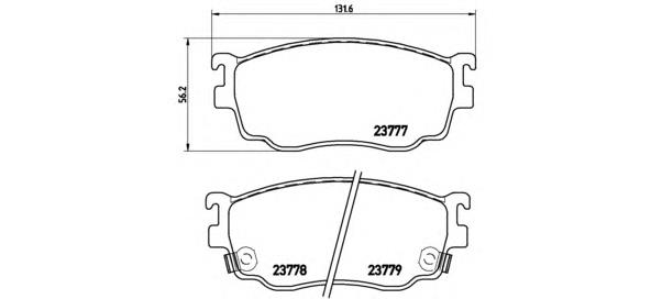 Гальмівні колодки Brembo P49026 ціна, від 20.01 USD
