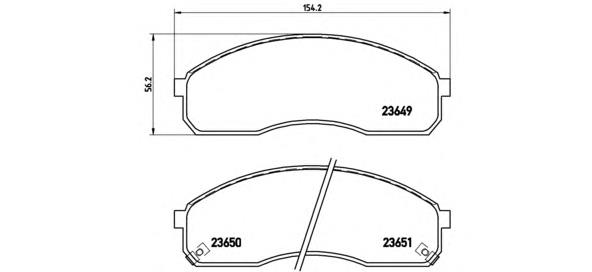 Гальмівні колодки Brembo P30012 ціна, від 26.12 USD