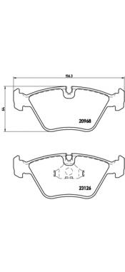 Гальмівні колодки Brembo P36007 ціна, від 33.20 USD