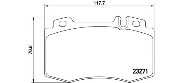 Гальмівні колодки Brembo P50041 ціна, від 50.31 USD