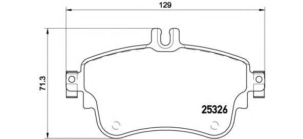 Гальмівні колодки Brembo P50094 ціна, від 31.97 USD